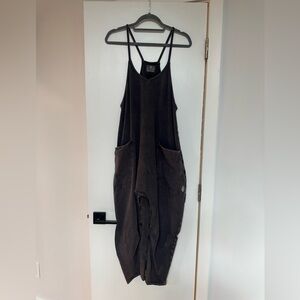 Free People Movement Charcoal Onesie